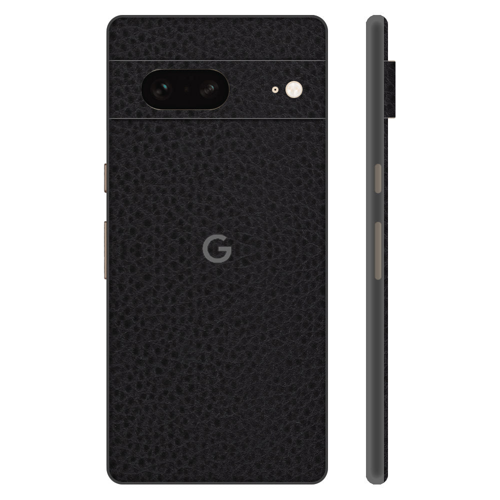 Pixel7 Black Leather Back Cover