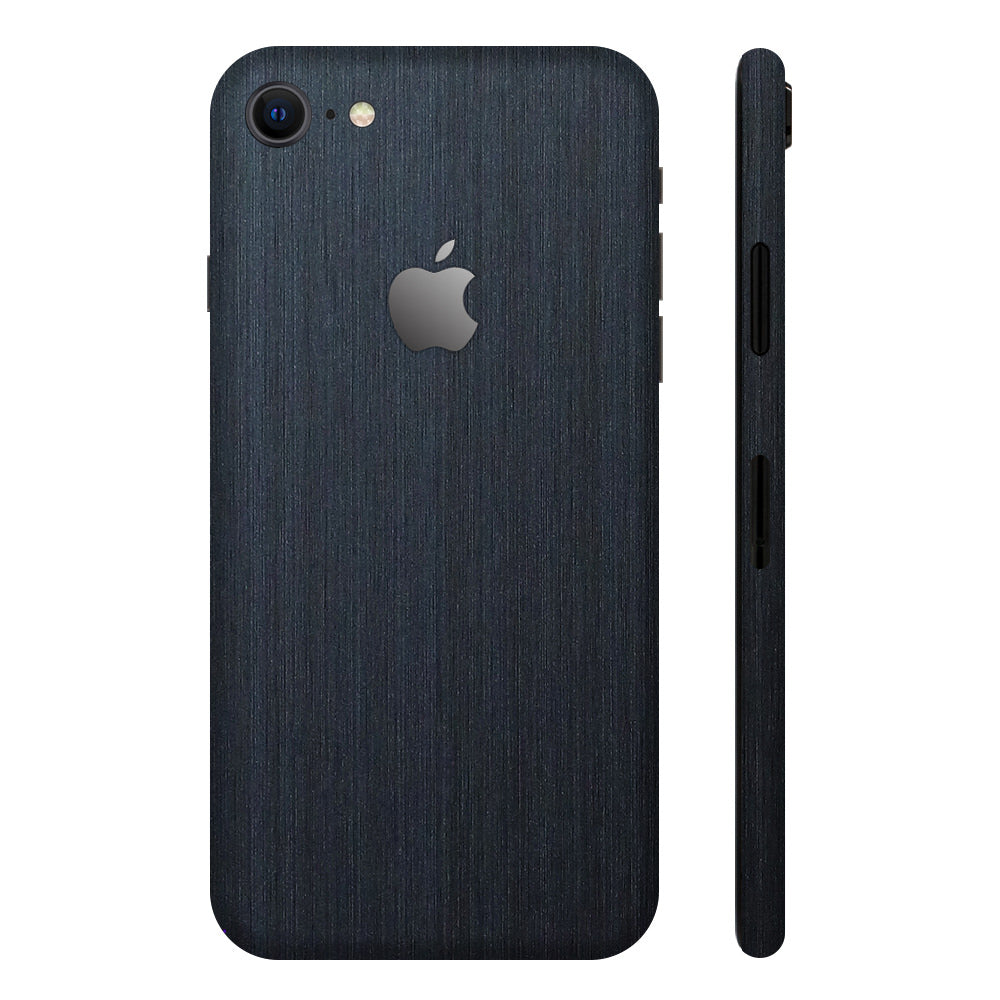 iPhone8 Plus Navy Brushed Metal Full Surface Cover